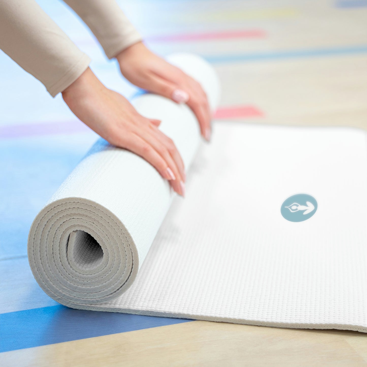 Zentality Foam Yoga Mat (White)