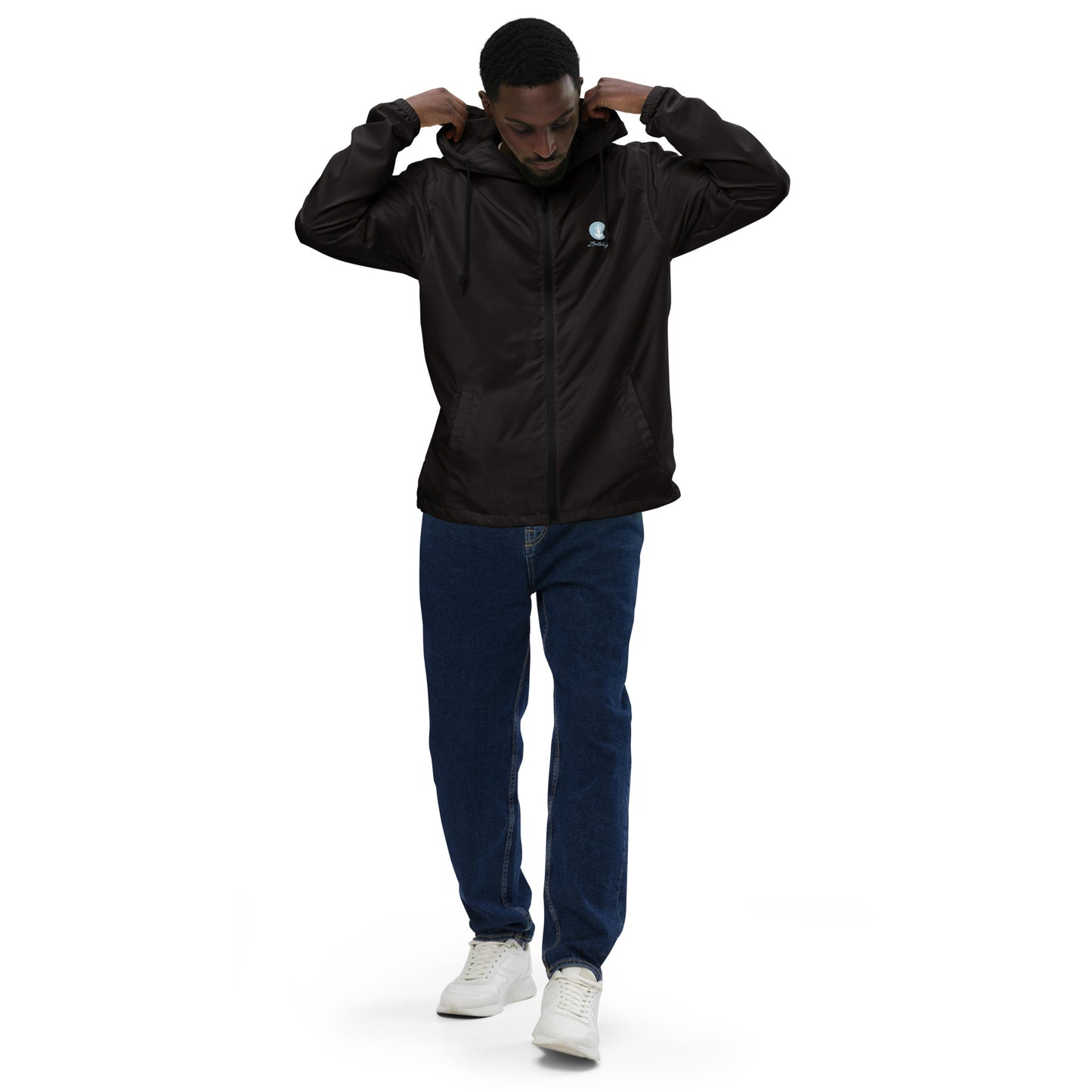 Zentality Unisex lightweight zip up windbreaker